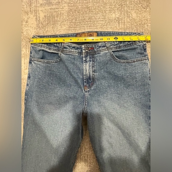 Vintage LEI Throwback Denim Jeans Flare Leg Size 11 Lighter Wash Y2K - Picture 4 of 9